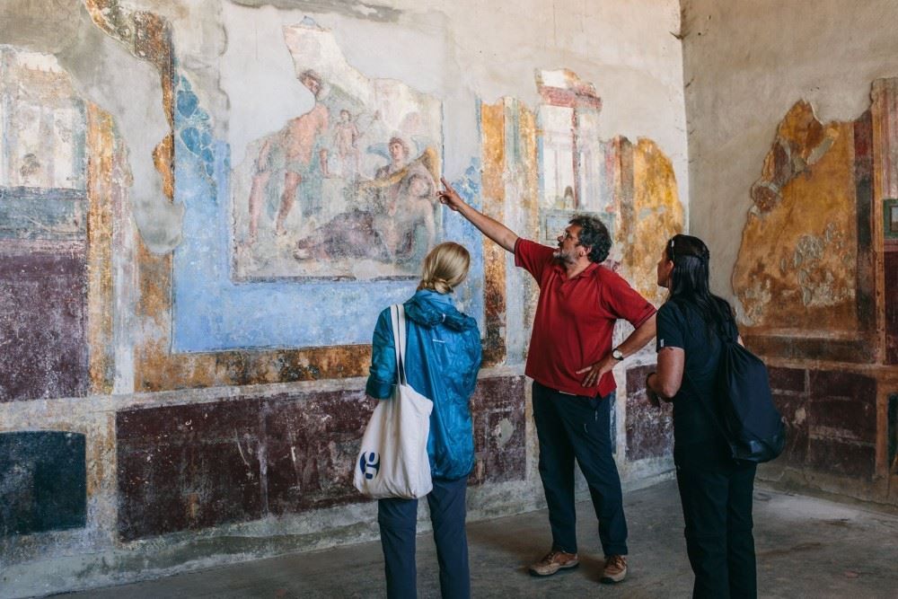 a professor leading an andante tours tour