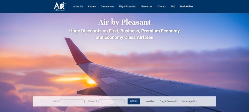air by pleasant air consolidator website