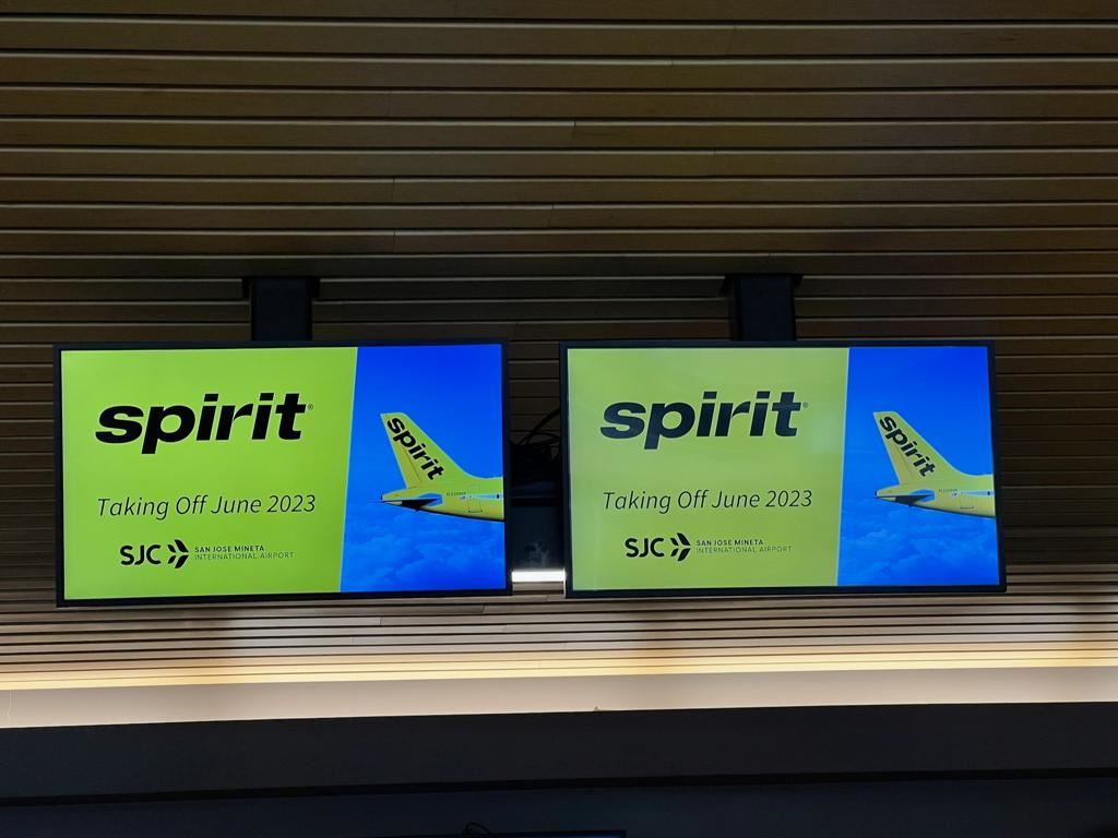  San José Mineta International Airport Spirit Airlines New Debut Flights 