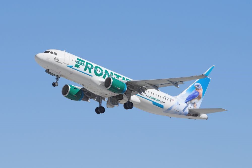 frontier airlines airplane