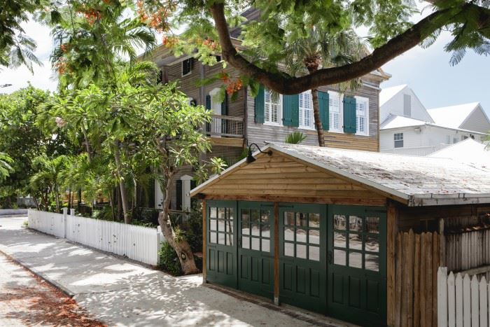 facade of ridley house in key west florida