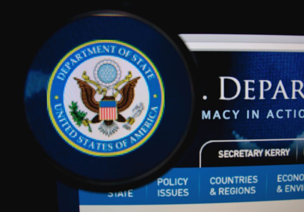 U.S. State Department website logo 