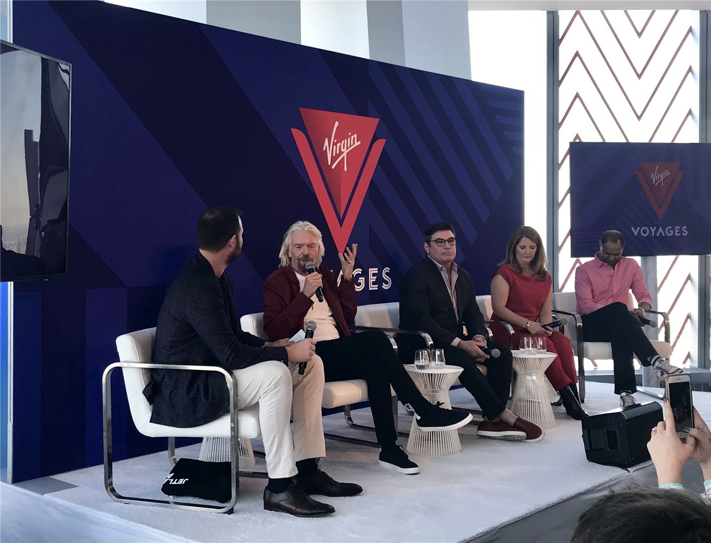 As Virgin Voyages Opens Bookings, Branson Talks Trade Commitment