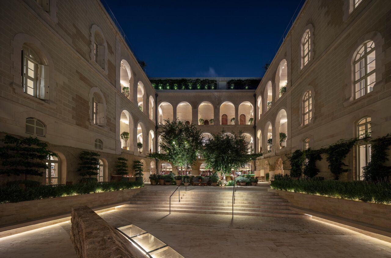 The Jaffa Courtyard. 