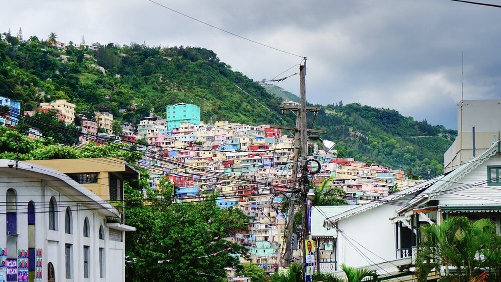 Aerial view of Port-au-Prince 