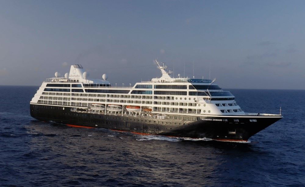 Azamara cruise ship at sea