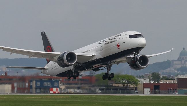 Air Canada bag fees.