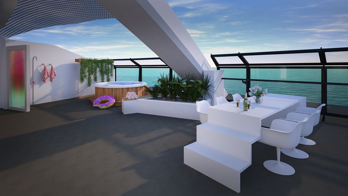 First Look: RockStar Suites from Virgin Voyages’ Scarlet Lady