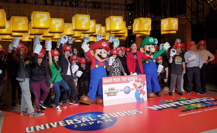 Universal Studios Japan Holds Event Promoting Super Nintendo World in NYC