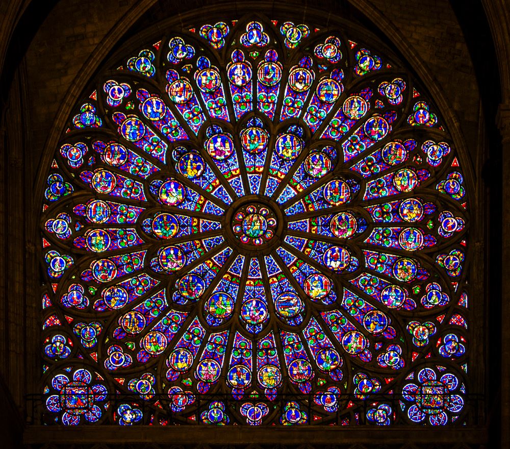 Notre Dame fire rose windows safe 