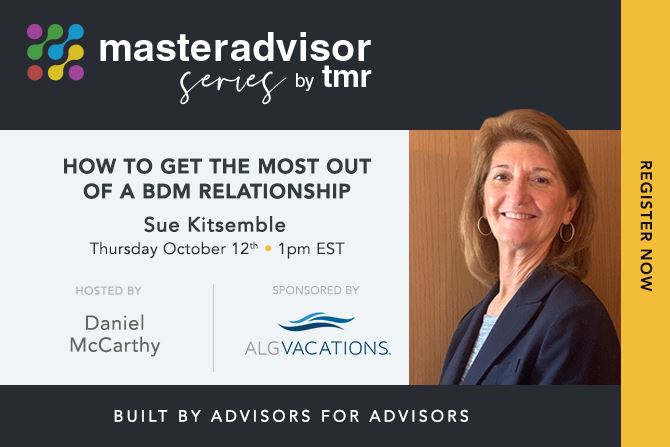 October 12th at 1pm MasterAdvisor Series by TMR: How to Get the Most Out of a BDM Relationship