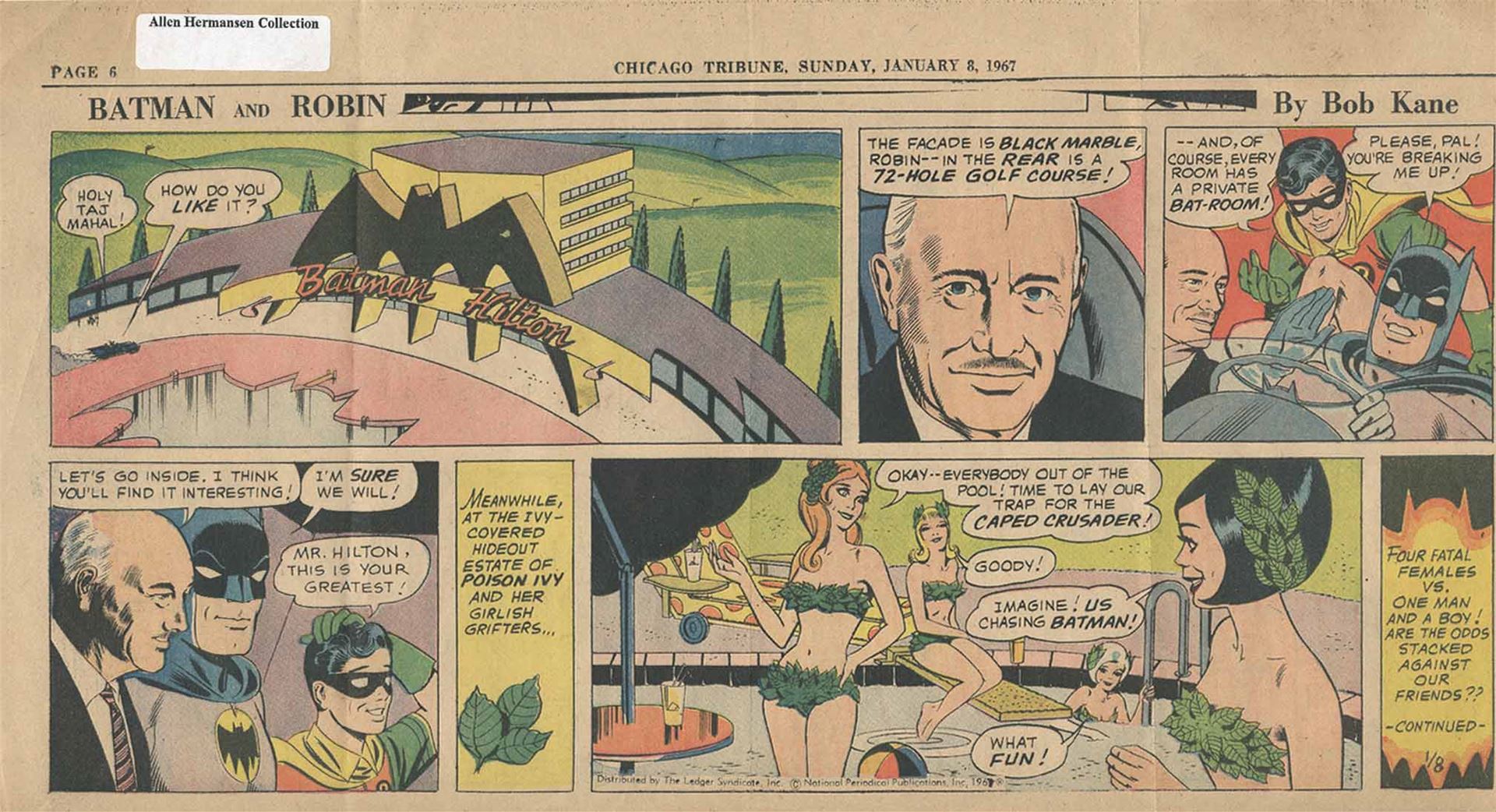 Conrad Hilton Batman Hilton 100 Years 