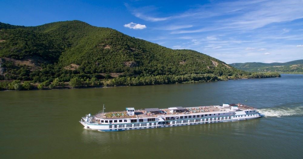 riverside mozart river cruise ship on the danube river