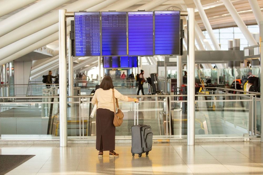 Busy JFK International Airport 