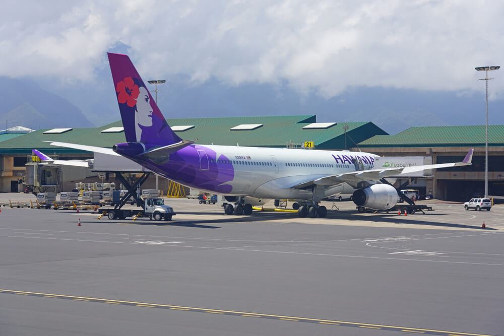Hawaiian Airlines plane at EQRoy / Shutterstock.com