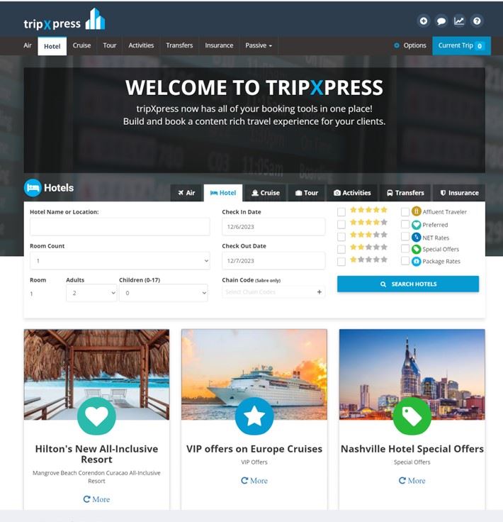 tripXpress Celebrates 10 Years of Advances to Make Travel Advisor Booking More Efficient