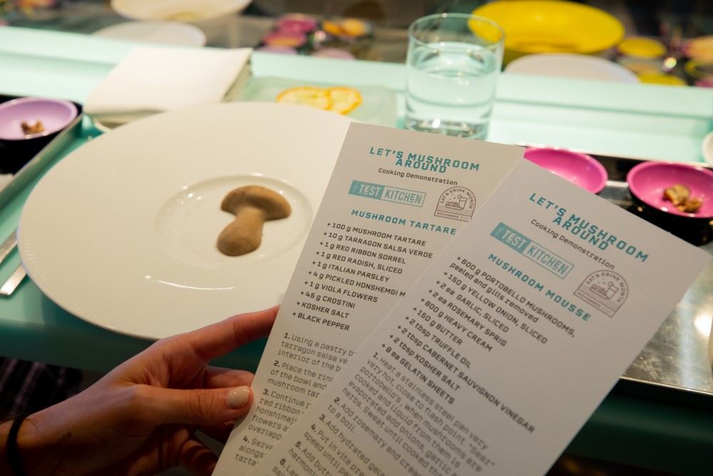 let's mushroom around cooking class during eat and drink festival on virgin voyages