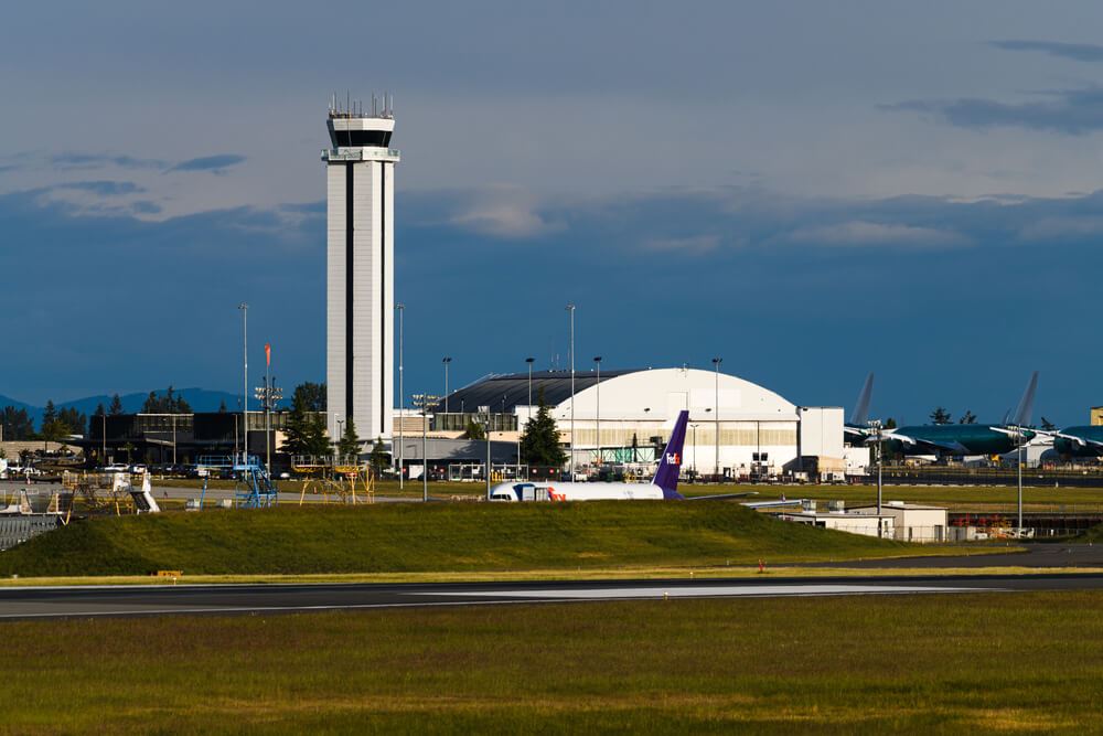 Paine Field Airport Seattle Tarmac 