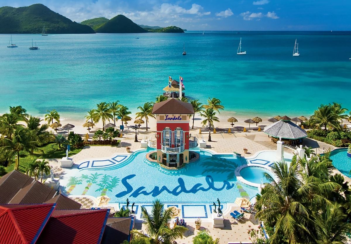 Sandals Grande St. Lucian Opens Overwater Bungalows And Wedding Chapel