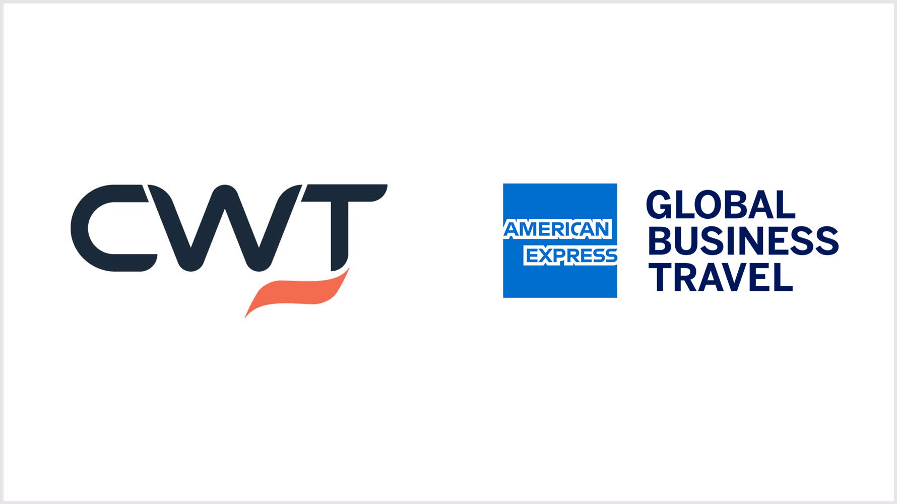 Amex GBT and CWT Logos 