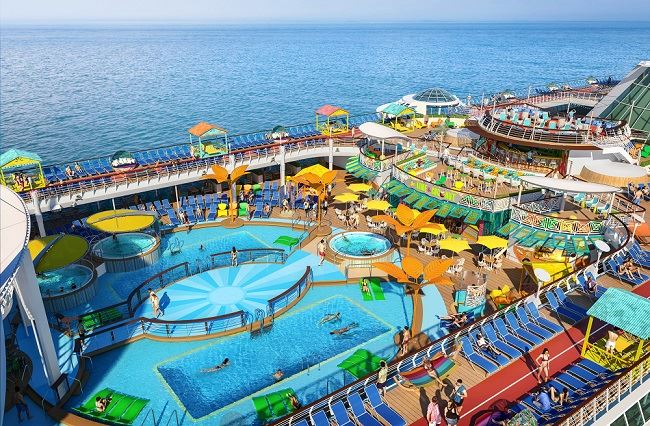 Royal Caribbean Freedom of the Seas Pool Deck 