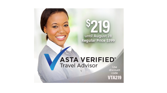 Get 45% Savings on ASTA's Verified Travel Advisor Certification Program