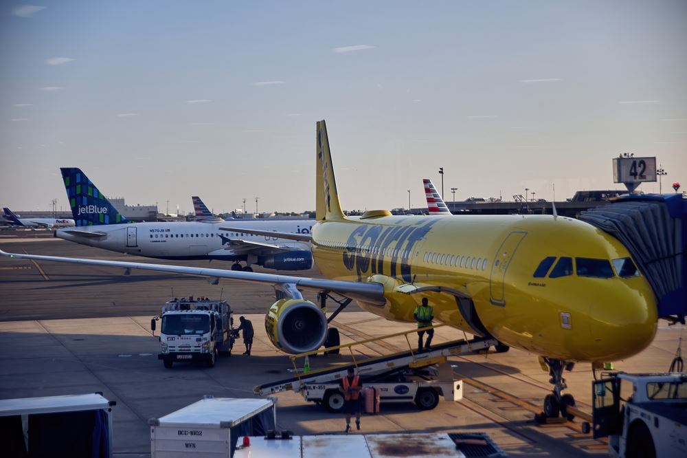 Spirit Airlines JetBlue Runway 