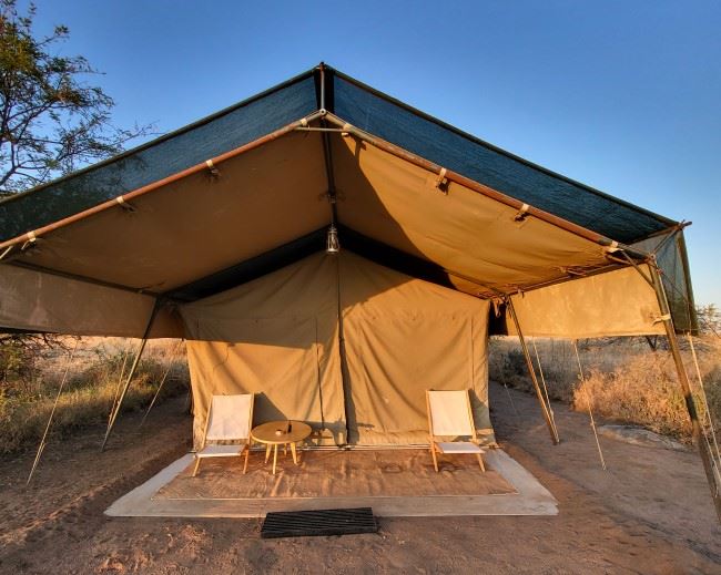 mobile tented safari camp central serengeti