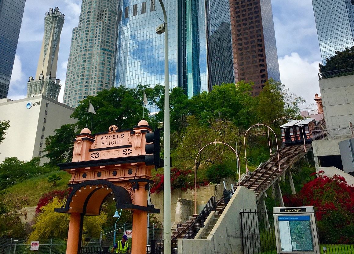 Downtown LA and Angels Flight