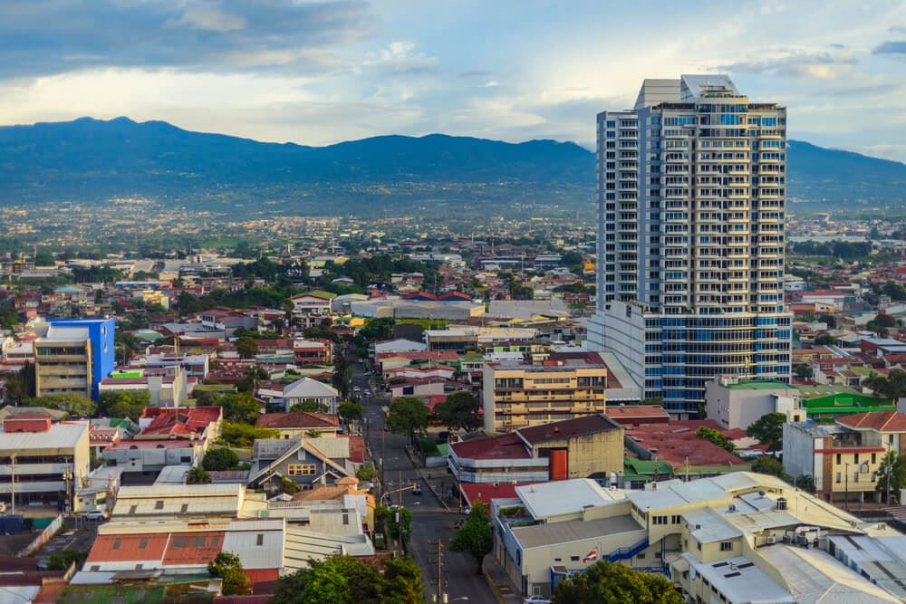 San Jose, Costa Rica Aerial View 