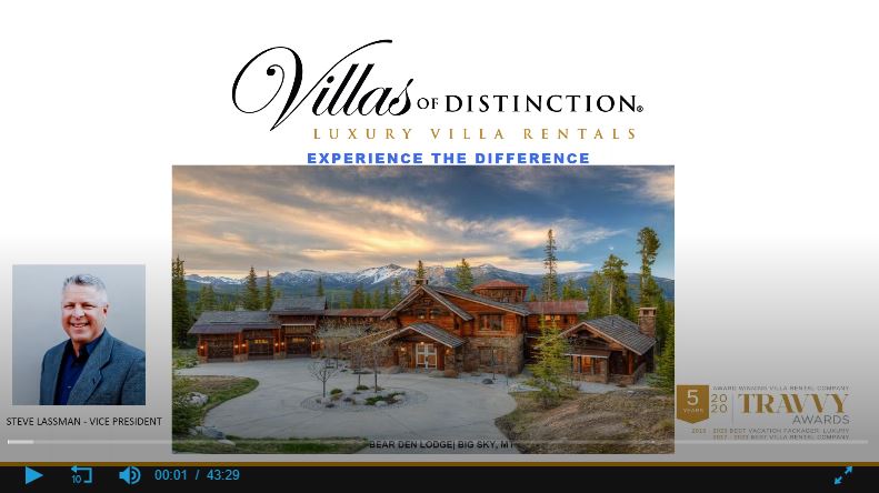 The Complete Guide Villas of Distinction's Domestic Villa Portfolio
