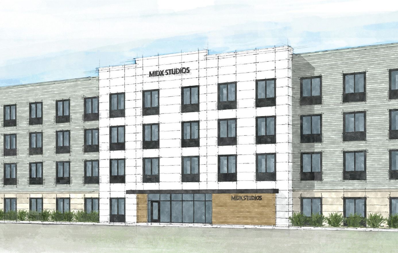 Marriott Project MidX extended stay brand rendering 