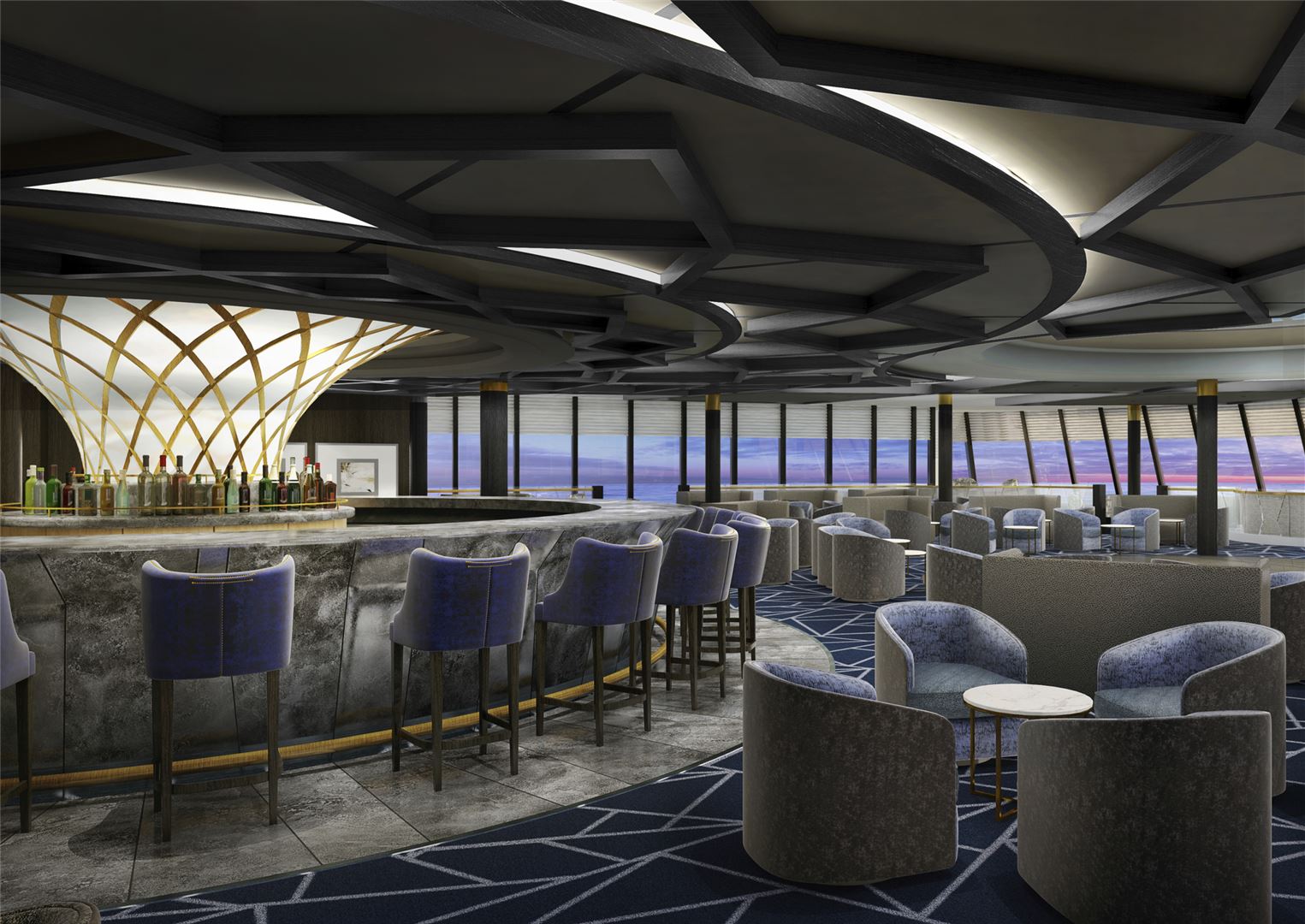 Norwegian Cruise Line Spirit Spinnaker Lounge