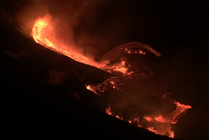 Hawaii’s Kilauea Volcano on the Big Island Erupts