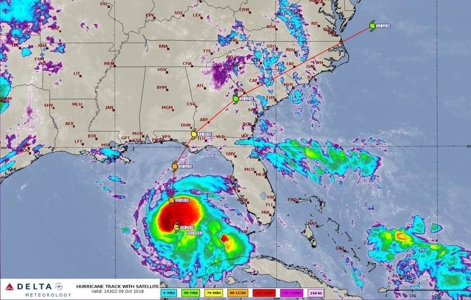 Hurricane Michael Disrupts Air, Cruise Travel
