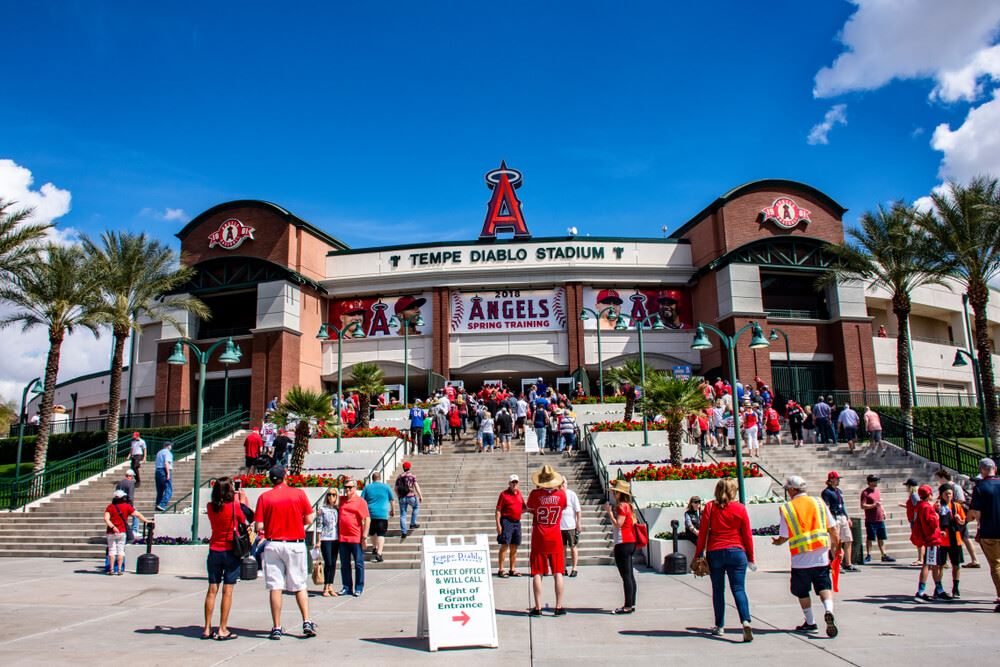 Spring training stadium Anaheim Angels 