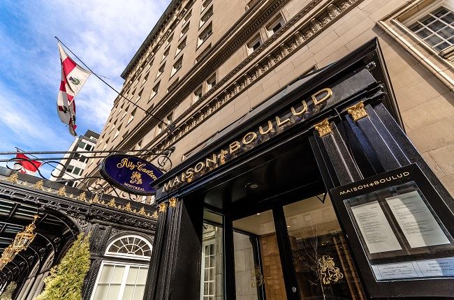 Montreal Ritz Carlton Luxury Hotel 