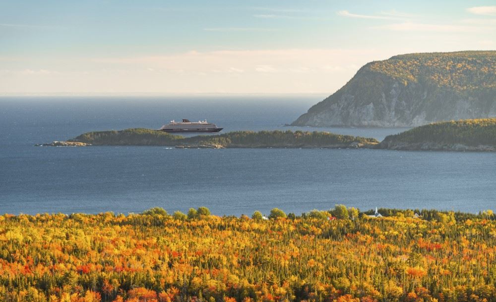 explora I sailing on the eastern coast of the usa