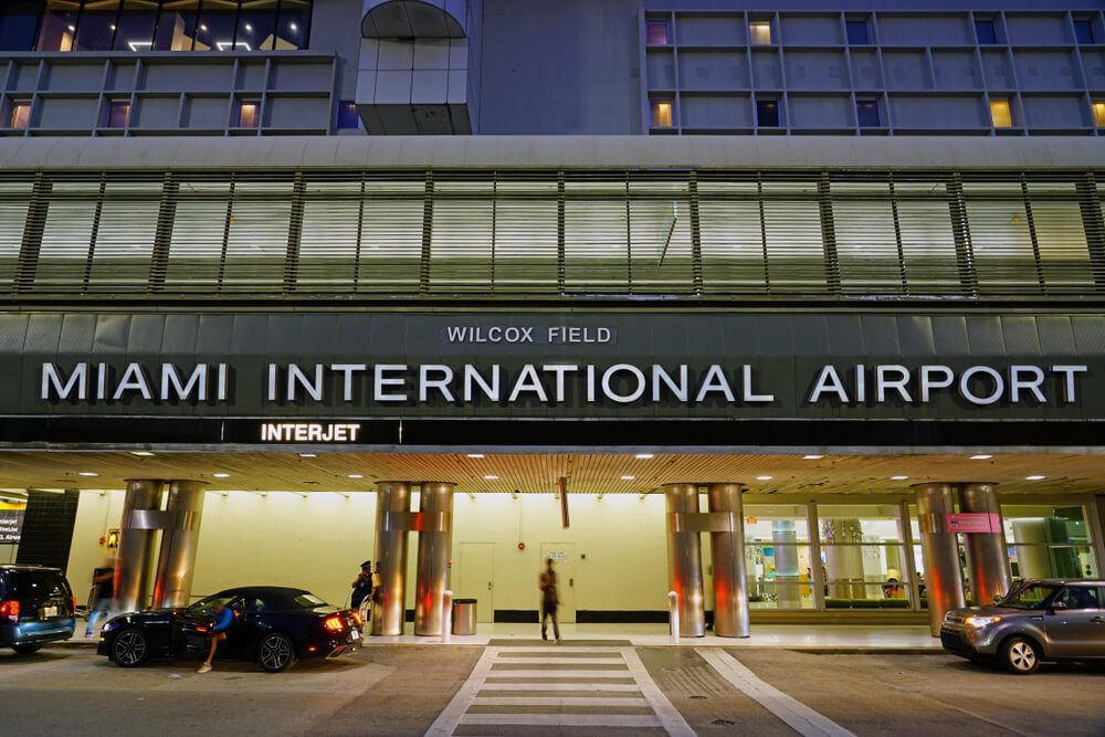 Entrance to Miami International Airport 