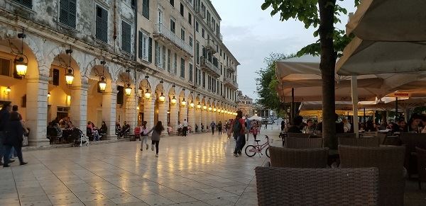 Corfu's Spianada is wonderful for dining and people watching.