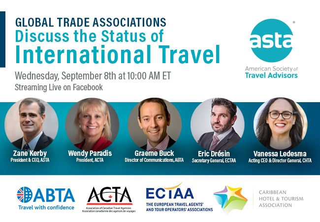ASTA and ACTA Join Forces with Other Associations to Push for Return of Regular Travel
