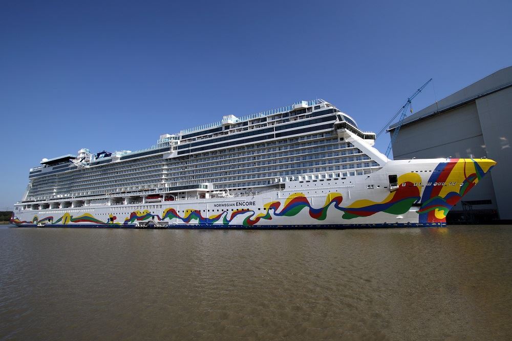 NCL Takes Delivery of its Newest Vessel, Norwegian Encore