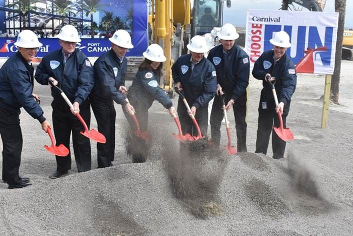 Carnival Cruise Lines Breaks Ground on Port Canaveral Terminal