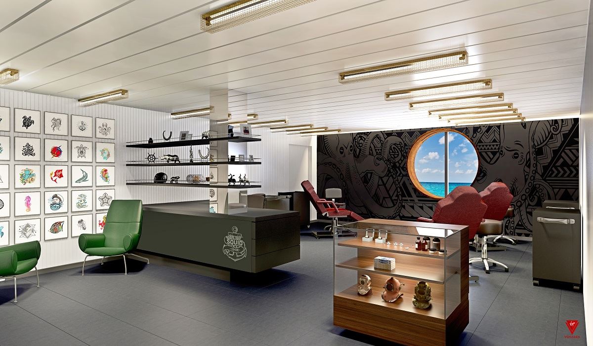 Virgin Voyages First Ship to Feature Tattoo Studio