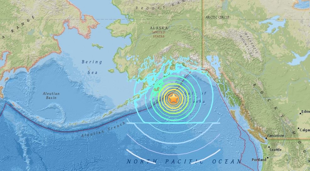 Tsunami Warnings Canceled Following Earthquake Off Alaska
