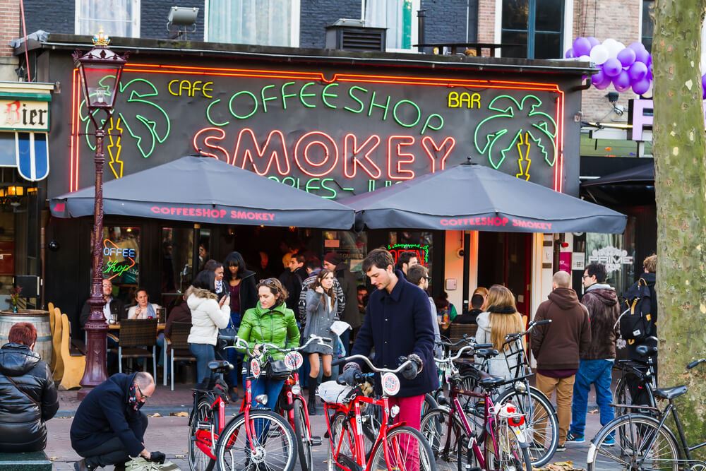 Amsterdam Marijuana Coffee Shop 