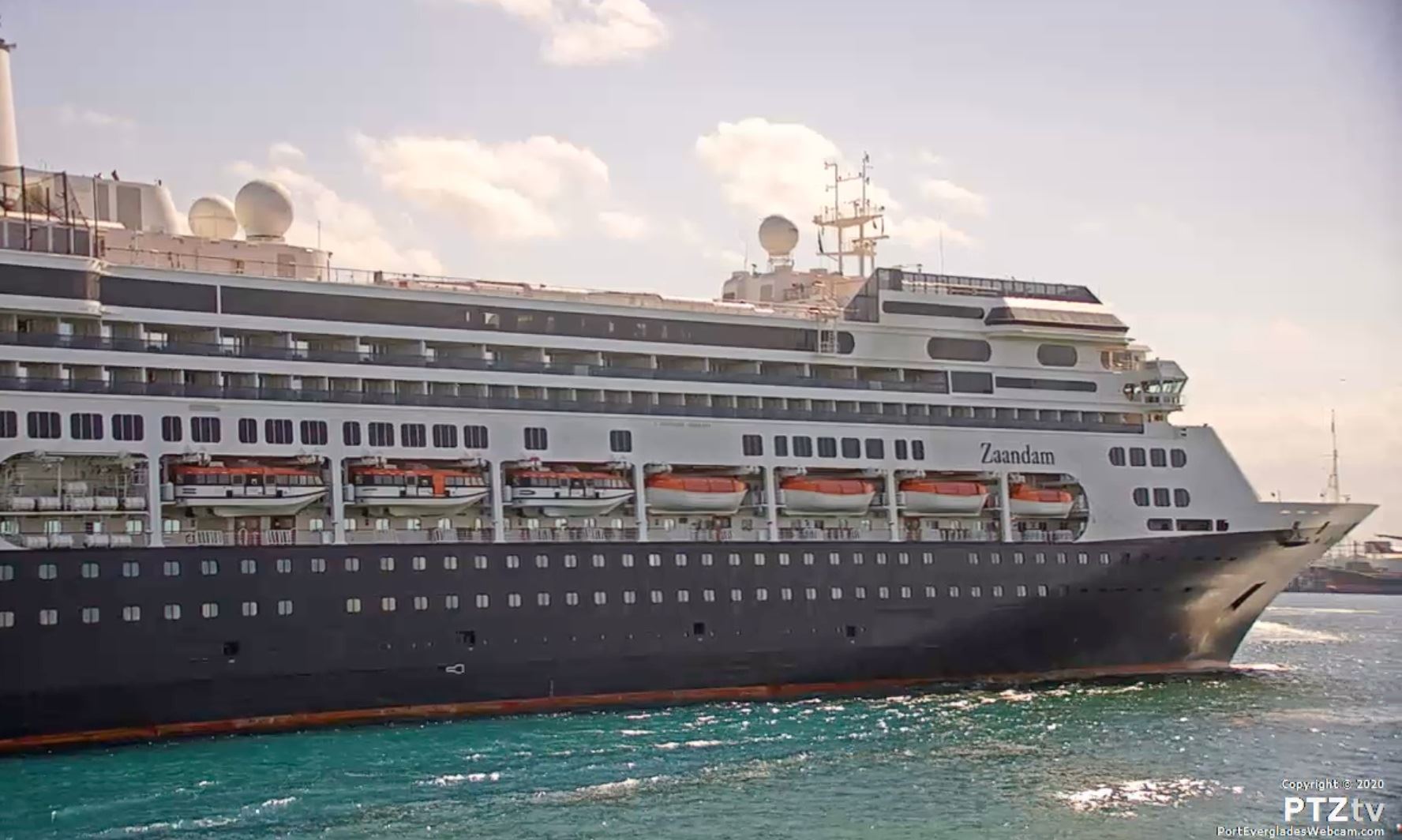 Holland America's Zaandam and Rotterdam Dock in Port Everglades