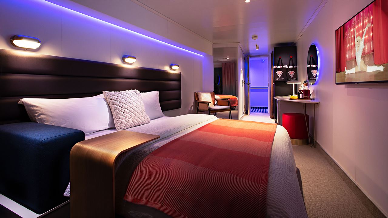 Virgin Voyages Cruise Line Stateroom 
