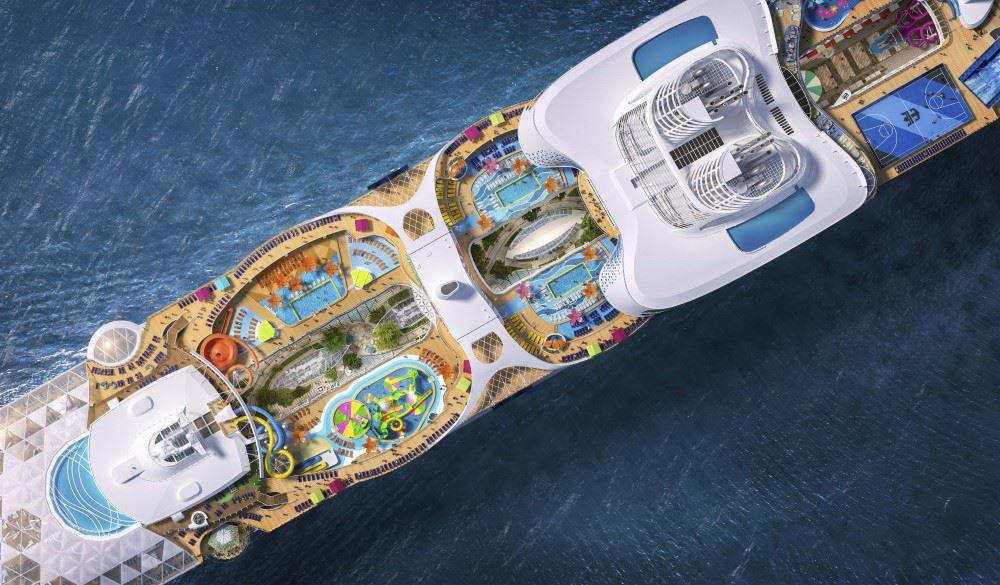 rendering of utopia of the seas cruise ship