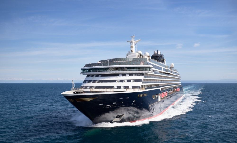 explora i cruise ship during its sea trials